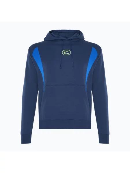 Bluza Nike Sportswear Air midnight navy/ game royal/ volt granatowa