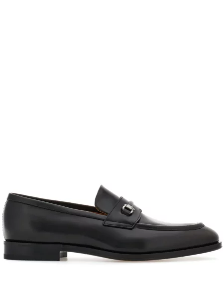 Кожени лоуфъри Ferragamo черно