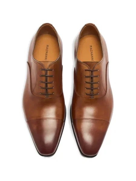 Oxford Magnanni din piele maro