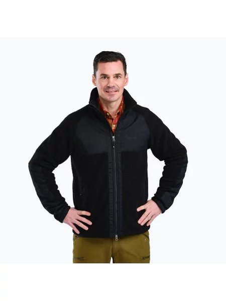 Geacă bărbați Pinewood Pile Fleece black negru