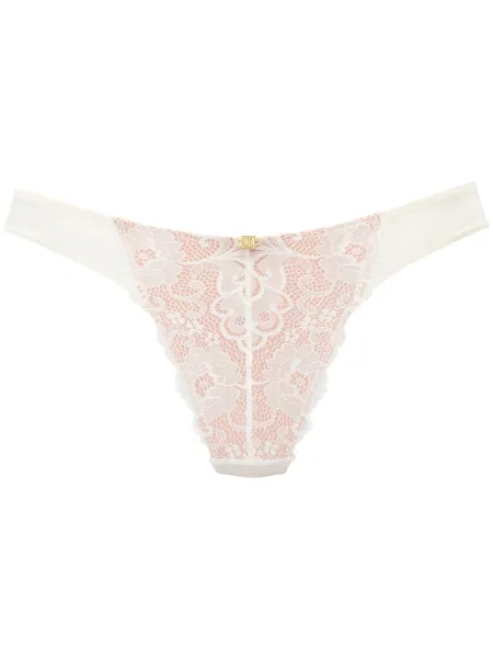 JETTE Tanga crem / pastel roz