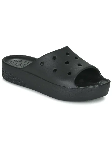Șlapi Crocs cu platformă