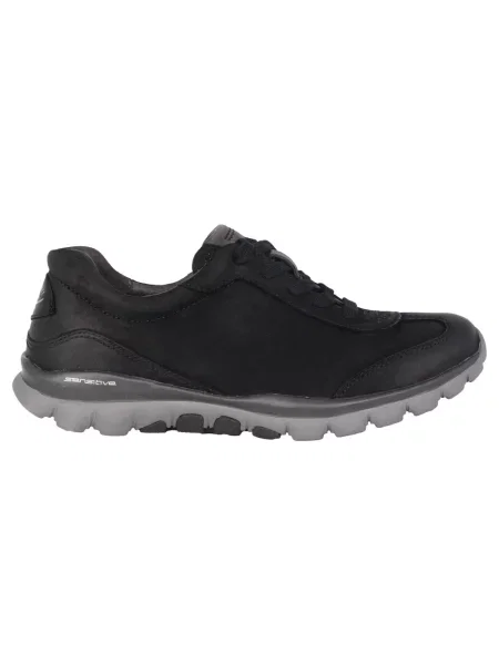 Sneakersy Gabor skórzane trekkingowe czarne