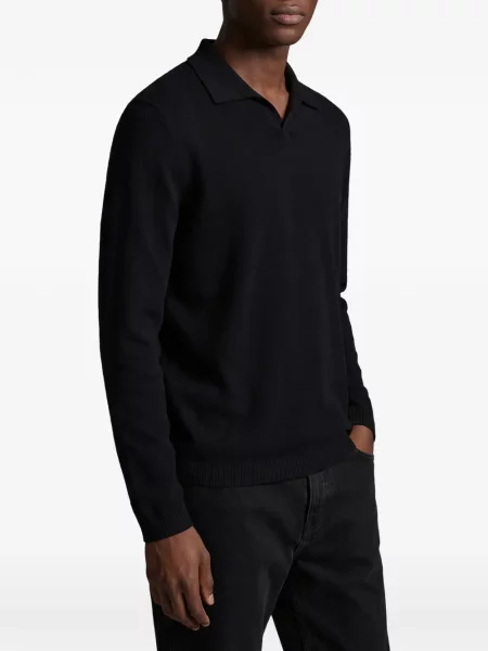 Tricou polo The Row negru