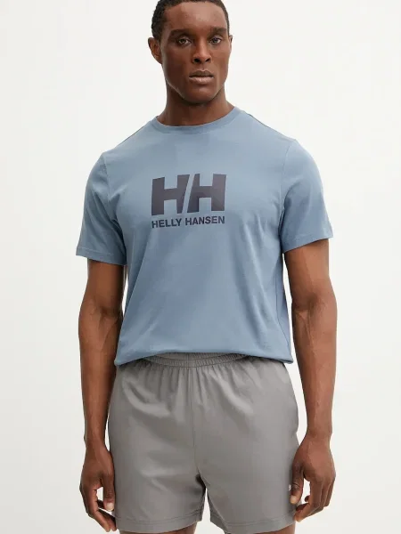 Helly Hansen t-shirt HH LOGO niebieska