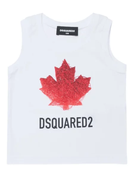 Koszulka dziecięca Dsquared2 biała