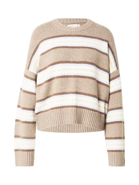 HOLLISTER Pulover maro cămilă / fildeş / amestecat / albastru pastel bej