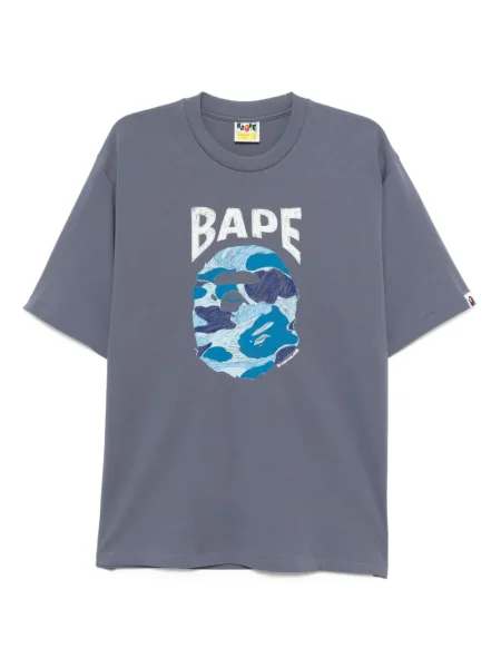 Tricou A Bathing Ape® cu imagine albastru