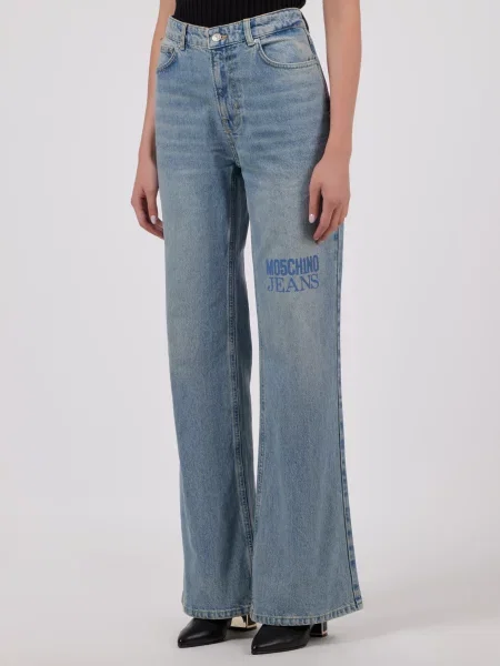 Джинси Moschino Jeans блакитні