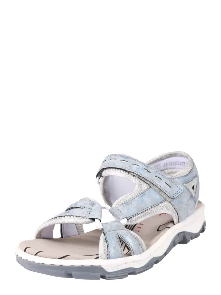 Rieker Sandale za hodanje golublje plava / svijetloplava srebrno siva
