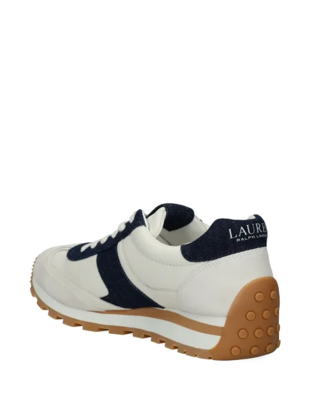 Kožené tenisky Lauren Ralph Lauren bílé