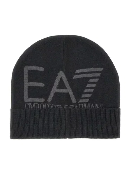 Czapka Emporio Armani Ea7 z logo czarna