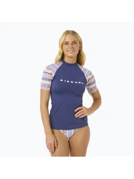 Koszulka do pływania Rip Curl San Carlos UPF Top dark blue niebieska
