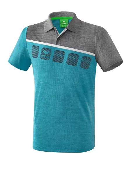 ERIMA Funkcionalna majica azur / pegasto siva bela