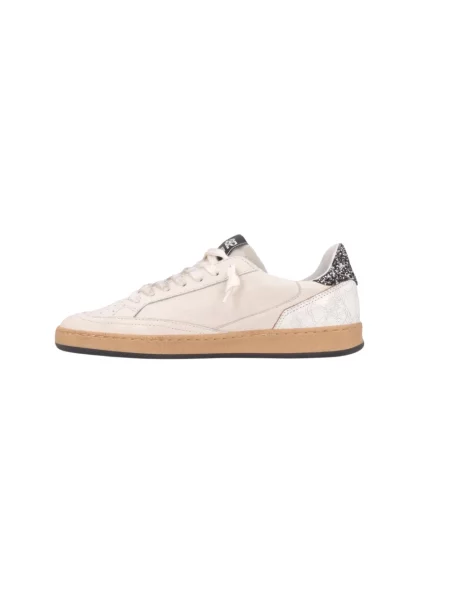 Sneakersy 4b12 skórzane białe
