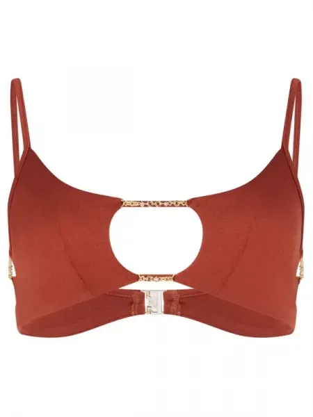 Agent Provocateur Bikini felső CHRISTIANA barna