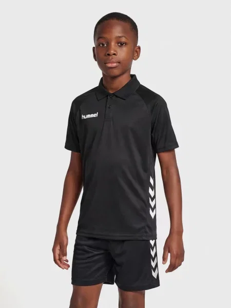 Koszulka polo do piłki nożnej dla dzieci Hummel hml PROMO czarna