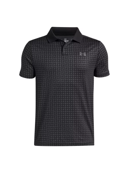 Tricou polo copii Under Armour negru