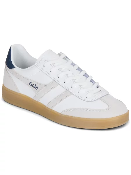 Pantofi Gola din piele alb