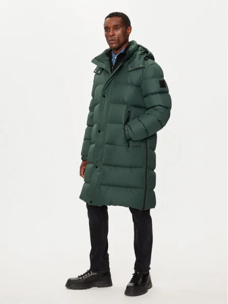 BOSS Зимно палто зелен