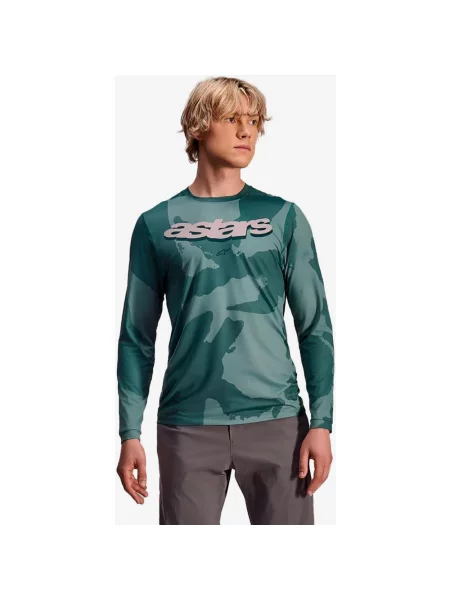 Koszulka Alpinestars A-Dura Hollow Camo z długim rękawem kamuflaż M zielony