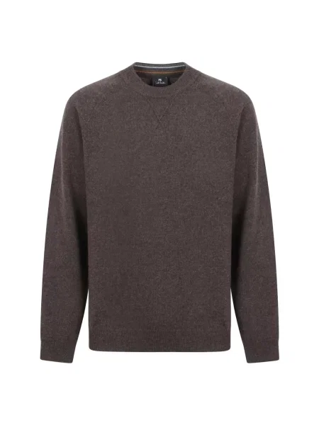 Sweter Paul Smith wełniany brązowy