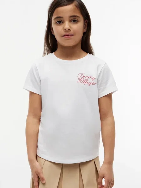 Tommy Hilfiger tričko detské biela