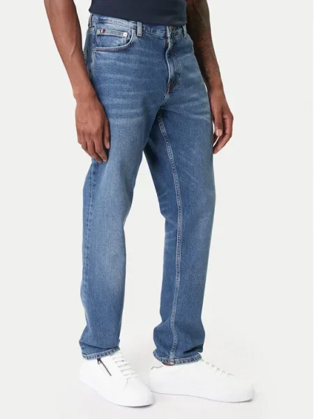 Tommy Hilfiger Blugi Denton Straight Fit albastru