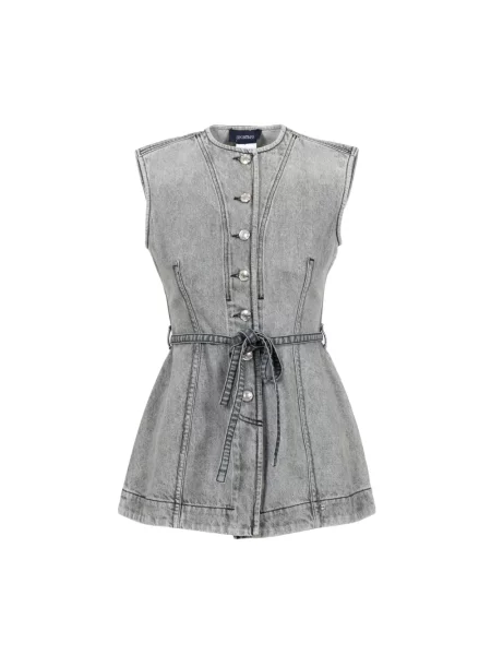 Kamizelka jeansowa Sportmax szara