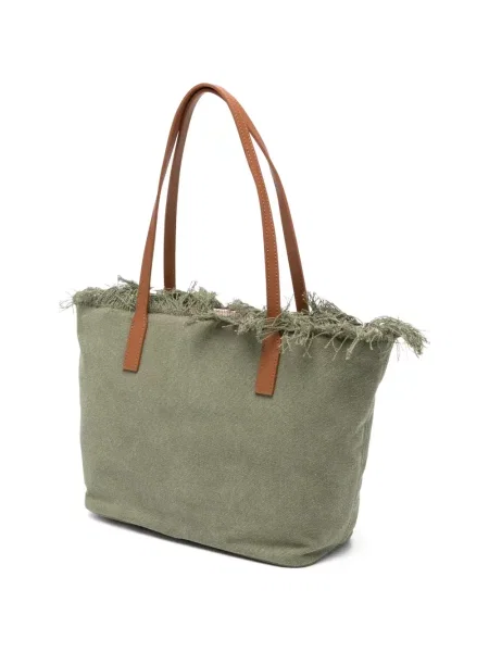 Geantă Mc2 Saint Barth cu broderie verde