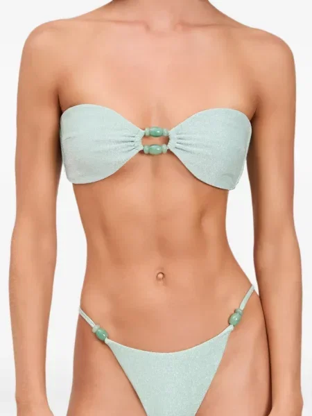 Top Devon Windsor fără bretele verde