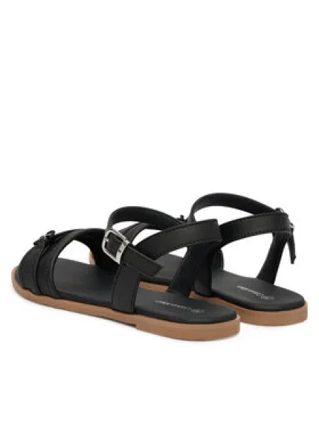 Szandál Calvin Klein Velcro Sandal fekete