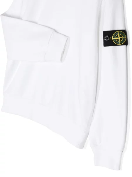 Bluza dziecięca Stone Island biała