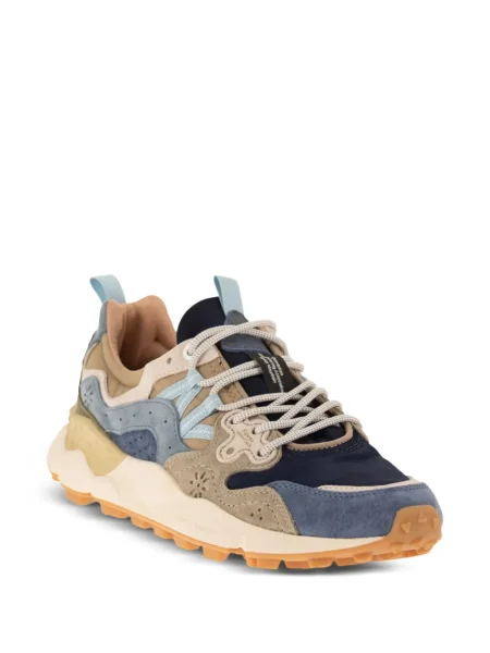 Sneakerși Flower Mountain cu model floral albastru