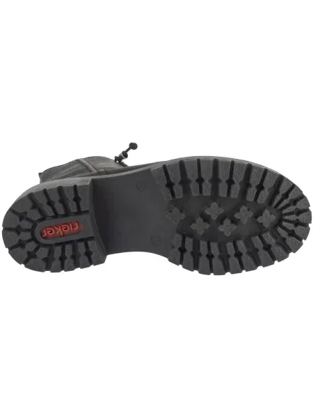 Botine Rieker cu șireturi negru