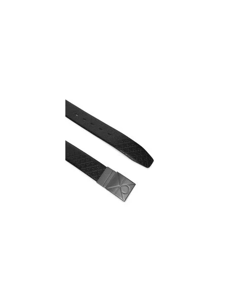 Calvin Klein Emblem Plaque W/ Aop Adj/Re črna