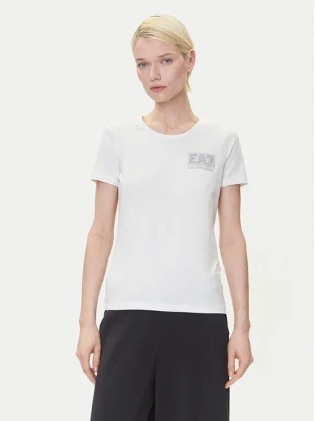 Emporio Armani Tricou Écru alb