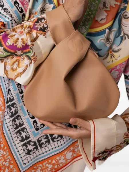 Geanta de piele Mary Smallwood din piele maro