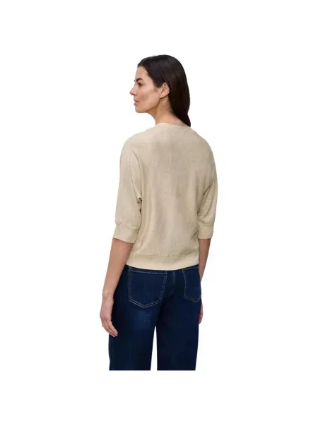 Cardigan Street One cu decolteu în V streetstyle bej