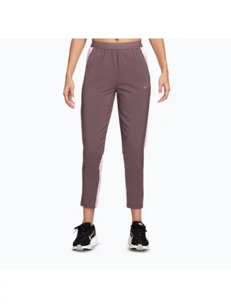 Дамски панталони за бягане Nike Tempo Swoosh Dri-Fit Mid-Rise tattoo/pink foam розово