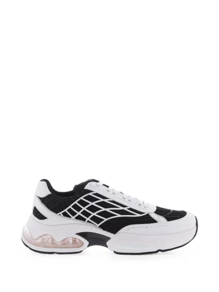 Sneakerși Mallet plasă alb