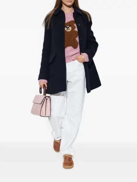 Gulerat palton Moschino albastru