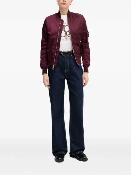 Bomber bunda Alpha Industries fialová