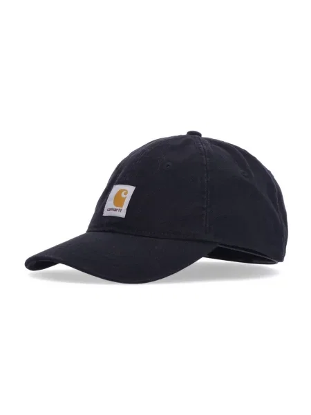 Haftowana czapka z daszkiem Carhartt Wip czarna