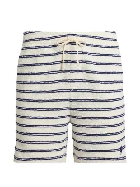 Șnur de strângere tricou Polo Ralph Lauren cu dungi violet