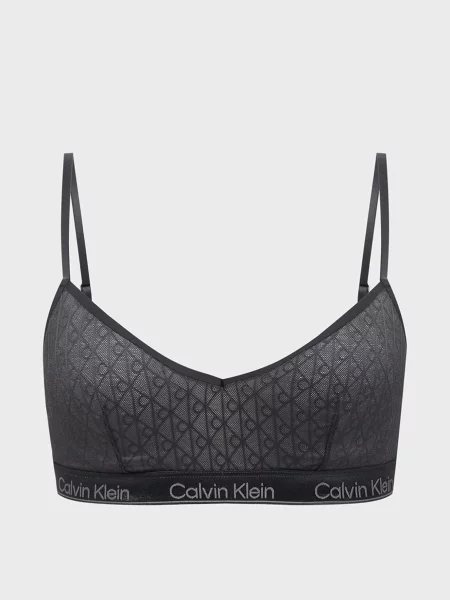 Бралет Calvin Klein з принтом чорний