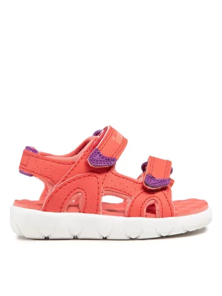 Sandalai Timberland su atvira nosine violetinė