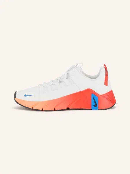 Nike Fitness Boty Ree Metcon 7 / neonově červená / tmavě modrá bílá