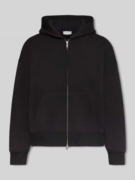 Bluza rozpinana z zamkiem błyskawicznym dwustronnym Ck Calvin Klein czarna