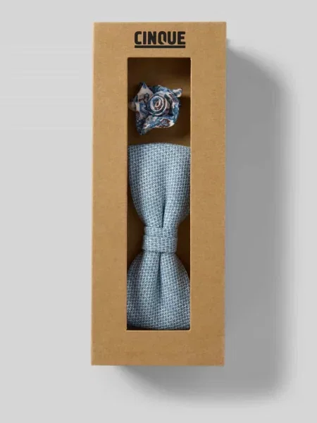 Mucha i poszetka z lnu w zestawie model ‘TURINO’ Cinque